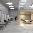 Recreación de la futura oficina de la despoblación.