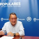 Saturnino de Gregorio durante la rueda de prensa.