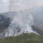 Estado del incendio de Llamas de Cabrera.