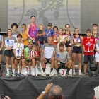 Pódiums de la carrera que recuerda el oro olímpico