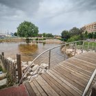 Estado actual del parque del Lago, junto a la Tejera.