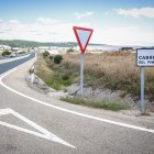 Salida de Cabrejas a la N-234.