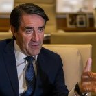 El consejero Juan Carlos Suarez Quiñones en un momento de la entrevista.