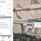Información sobre el incendio en San Esteban de Gormaz ofrecida por el sistema público Inforcyl.