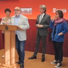 El subdelegado junto al alcalde de Soria, la concejala de Igualdad y la responsable de Viogen en la Subdelegación.