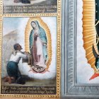 Detalle del cuadro que se expone en la iglesia conventual de las concepcionistas.