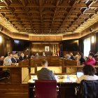 Un momento del pleno en Ayuntamiento de Soria.