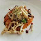 Pincho de Almazán que se presenta al concurso internacional de pinchos y tapas medievales.