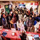 Medio centenar de empresas se han aglutinado en la cuarta Feria de Empleo.