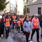 El recorrido de la marea color butano discurrió por la ribera del Duero para regresar por la calle El Collado y retornar a la plaza Mariano Granados.