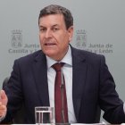 Carlos Fernández Carriedo, tras el Consejo de Gobierno.
