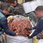 18 detenidos por más de 30 robos de cobre por valor de 1,7 millones de euros por todo el país.