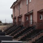 Viviendas en un pueblo de Soria.