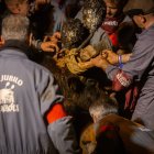 Los emboladores durante el festejo.