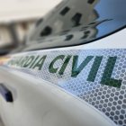 Vehículo rotulado de la Guardia Civil.