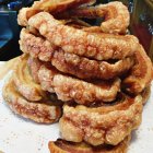 El torrezno de Soria, producto icónico que ha inspirado creaciones como la premiada Costrada Salada del Virrey Palafox