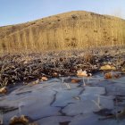 Imagen de la helada en Espejo de Tera.