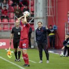 Jagoba Arrasate en el partido del play off de ascenso del Numancia en 2018 ante el Zaragoza.