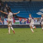 Jony, con dos goles en la primera parte, encarriló la victoria del CD Numancia ante la UD Ourense.