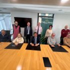 Representantes de Caja Rural y de las asociaciones de desarrollo rural de la provincia.