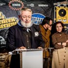 Carmelo Aunión en el pregón de las Jornadas Ritogastronómicas de la Matanza del Vierrey Palafox.