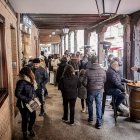 Población de El Burgo de Osma en una calle de la localidad.