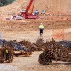 Trabajadores del metal durante su jornada.