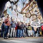 Concentración de archivo de los trabajadores de Losán.