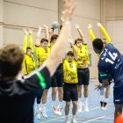 Imagen de la victoria del BM Soria hace dos jornadas contra Benidorm.