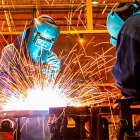 Trabajadores del metal.