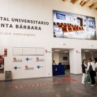 La entrada y el parking lucen con un nuevo aspecto