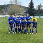 Once del Calasanz en el partido de ayer ante la Cebrereña.