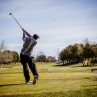 Miguel López durante un recorrido.