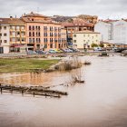 El Duero a su paso por San Esteban de Gormaz, el pasado febrero.