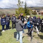 Participantes en el curso en una sesión práctica.