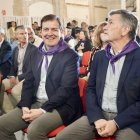 Alfonso Fernández Mañueco junto a Francisco Álvarez en la entrega de los I Premios de la Música Folk y Tradicional de Castilla y León.