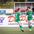 Benjamines del San José celebran uno de los goles marcados en la final del V Torneo Soria Elige.