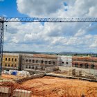 Obras del centro de atención a personas refugiadas en Los Royales.