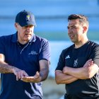 El entrenador del Poblense, Óscar Troya.