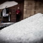 Intensa tromba de lluvia y granizo