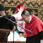 Investidura de Zapatero como Doctor Honoris Causa por la Universidad de León.