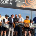 Momento de la inauguración de la primera cita de Celtigravel.