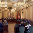 Corporación de la Diputación de Soria en el pleno.