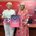 La empresaria Sonia Giaquinta y la concejala Teresa Valdenebro en la presentación de la campaña.