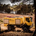 El incendio obligó a movilizar numerosos medios