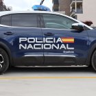 Vehículo de la Policía Nacional en Soria.