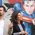 Luis Tudanca y Esther Peña, en una imagen de archivo.