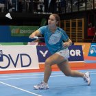 Daniela Corchón durante una competición.