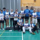Los ganadores del XXIX Circuito Popular de Bádminton.