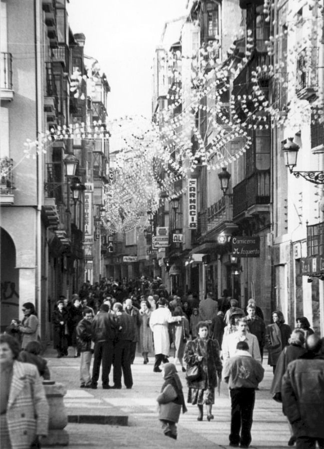 Año 1990, Luces de Navidad en Soria